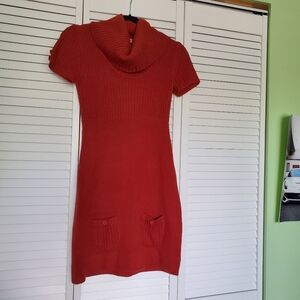 Y2k Short Sleeve Sweater Dress